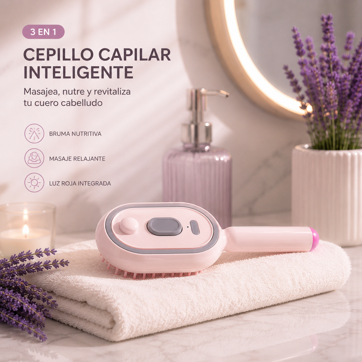 Cepillo Capilar 3 en 1